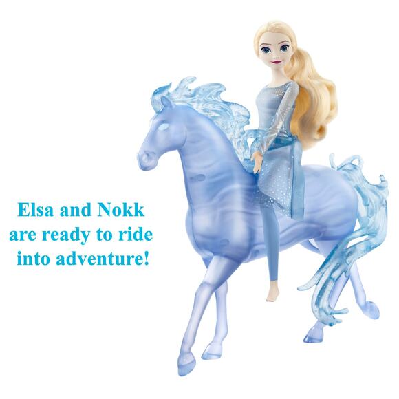 NWT Mattel Disney Frozen 2 Elsa Doll & Water Nokk Figure Set - Picture 3 of 7